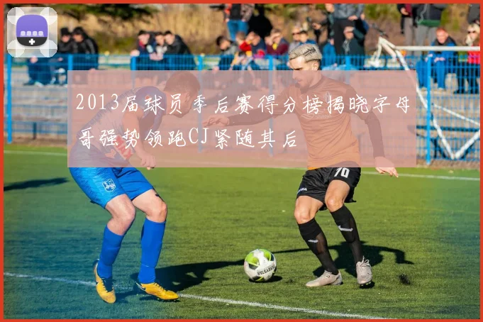 2013届球员季后赛得分榜揭晓字母哥强势领跑CJ紧随其后
